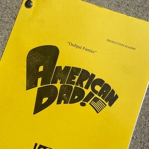 American Dad Original 2006 Production Used Table Draft Script Seth MacFarlane - Picture 1 of 13