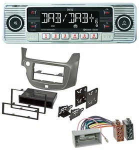 Dietz Bluetooth MP3 DAB USB Autoradio für Honda Jazz (ab 2009) - silber - Bild 1 von 9