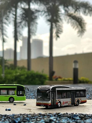 BUS toy, SINGAPORE,  SERVICE 167, MAN A22 Model  - Image 1 of 4