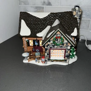 DEPT 56 "The Original Snow Village" Cedar Point Cabin 55009 1999 mit Licht - Bild 1 von 11