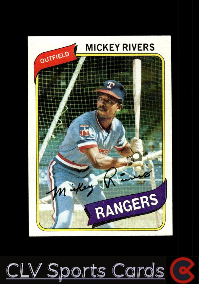 1980 Topps #485 Mickey Rivers - Image 1 of 2