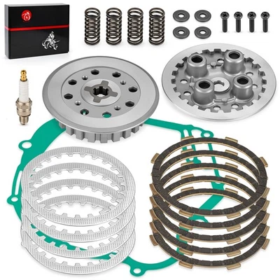 Clutch Center Inner Hub Outer Pressure Plate Kit Gasket For Yamaha TTR125L 00-08 - Imagem 1 de 4