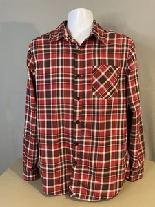 Camicia uomo Marmot media rossa a quadri con bottoni manica lunga tasca - Foto 1 di 6