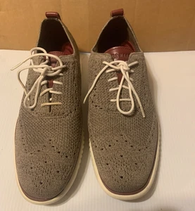 Cole Haan ZeroGrand Shoes Mens 12M  Wingtip Oxford Knit Casual Dress  C37194 - Picture 1 of 5