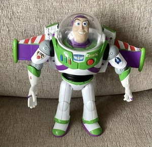 Toy Story Buzz Lightyear Rocket Blast Figure Talk Lights Mattel 2015 Works 12” - Picture 1 of 21