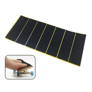 10PCS Wooden Fingerboard Deck Uncut Tape Stickers Black Foam Grip Tape Sticke~gw - Picture 1 of 8