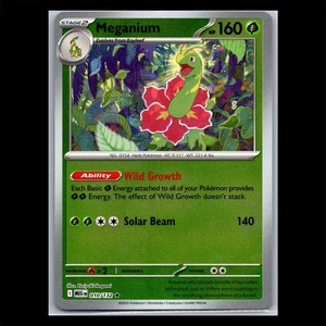 Meganium 010/132 Reverse Holo Rare - Mega Evolution Pokemon Card - Picture 1 of 1