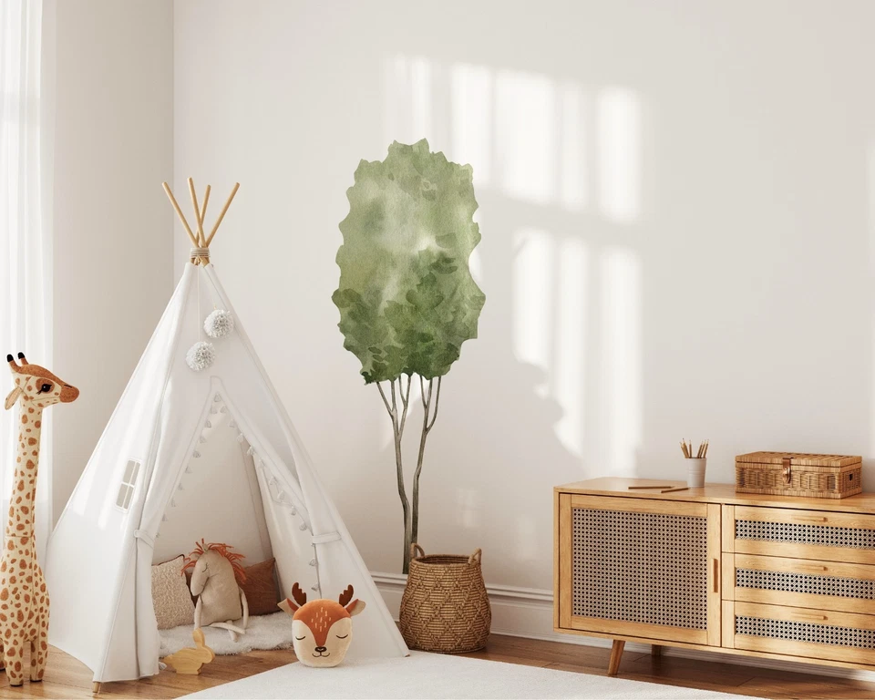 Aspen Tree Fabric Wall Decal Woodland Forest Pine Spruce Removable Peel & Stick - Image 1 of 1