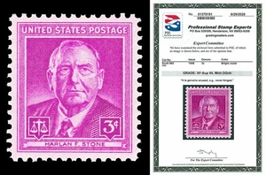 Scott 965 1948 3c Harlan Stone Issue Mint Graded XF-Sup 95 NH with PSE CERT - Picture 1 of 1