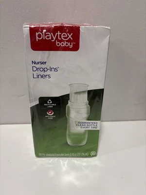 Forros para botellas de enfermería Playtex, de 8 oz a 10 oz - 100 unidades - SELLADOS Foto 1 de 3