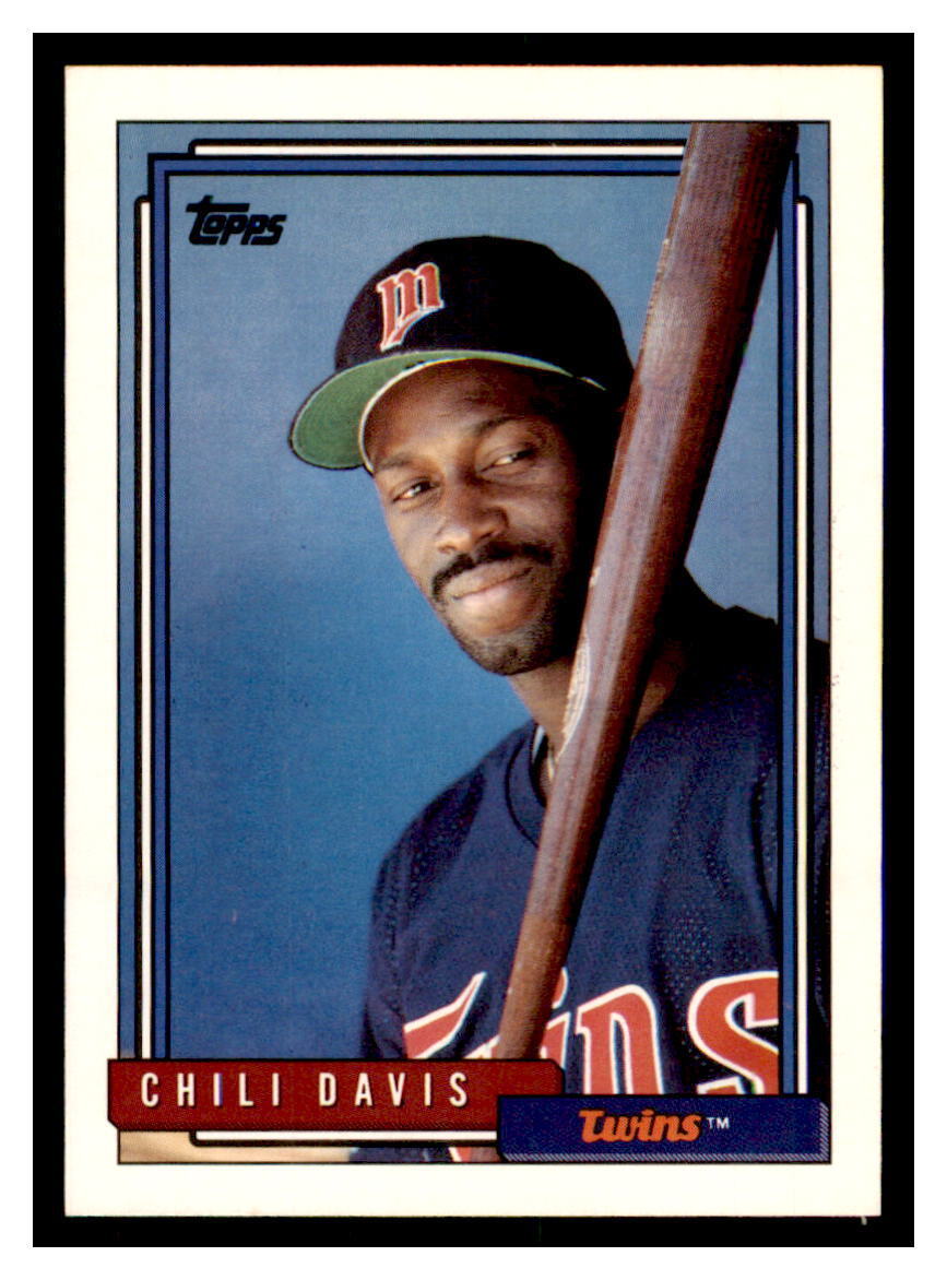 1992 Topps #118 CHILI DAVIS Minnesota Twins | eBay