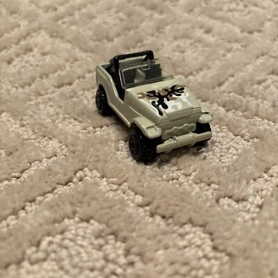Vintage 1990 Hot Wheels Roll Patrol Jeep Willy's Tan Camo Desert - Image 1 of 4