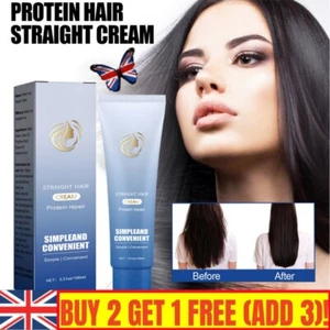 Hair Straightening Cream for Both Men And Women No Need To Clip or Straighten - Picture 1 of 14