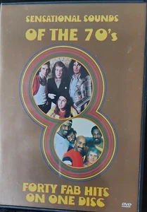 SESATIONAL SOUNDS OF THE 70,s - FORTY FAB HITS ON ONE DVD "RARE"  LIKE NEW - Imagen 1 de 3