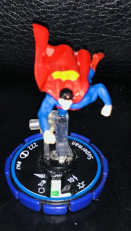 HeroClix Superman #222 2006 raro👀 anillo azul base púrpura Foto 1 de 4