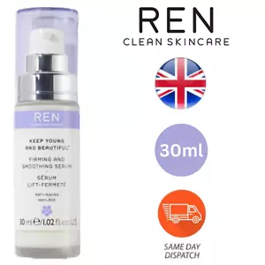 Enhance Your Beauty Routine with REN Serum Anti-Age Smoother Firmer Skin - 30ml - Picture 1 of 5
