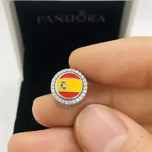Pandora Spain Flag Charm Travel Charm - Picture 1 of 5
