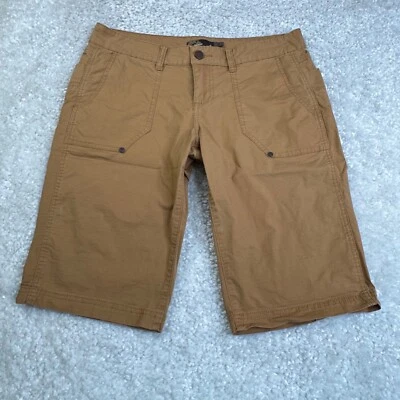 Prana Larissa Knicker 百慕大短裤 沙漠卡其色 棕色 女式 6 — 第 1/4 张图片