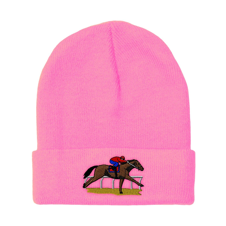 Gorros para hombre Western Racehorse carreras de caballos sombreros de invierno mujeres gorra calavera Foto 1 de 1