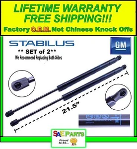 *NEW* OEM - Set of 2 - GM Chevy Pair Liftgate Trunk Hatch Strut Support Arm - Picture 1 of 5