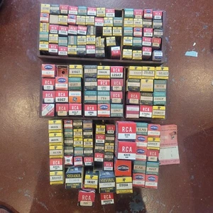 145 Vintage Electron Tubes RCA,Sylvania And Raytheon  Untested Lot - Picture 1 of 7