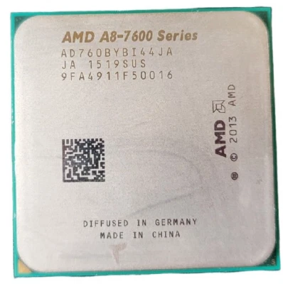 AMD PRO A8-7600B APU 3.1 GHz (Turbo 3.8 GHz) Socket FM2+ R7 CPU AD760BYBI44JA - Image 1 of 3