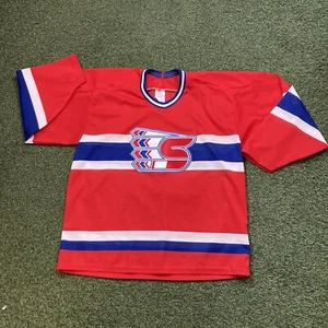 Spokane Chiefs Jersey L Minor League Hockey Maska Athletic Game-day Tee - Picture 1 of 10