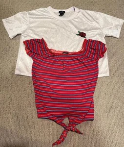 Posten Mädchen - Junior Rue 21 bauchfreie Tops/Shirts Größe Small (6 - 8) gebraucht, in einwandfreiem Zustand - Bild 1 von 7