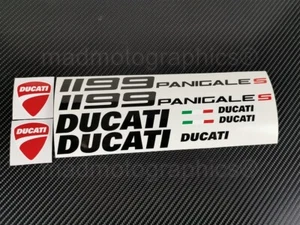 Calcomanías de tanque de carenado talla DUCATI panigale 1199 S - Imagen 1 de 3