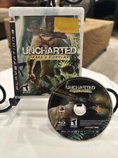 Uncharted: Drake's Fortune (Sony PlayStation 3, 2007) No Manual Works! Clean!