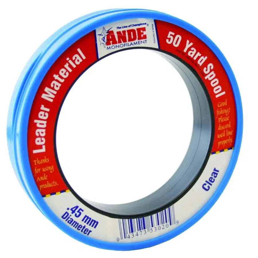 Ande Clear Monofilament Fishing Line Leader 50yd - Image 1 of 1