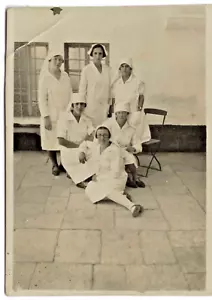 Gruppe Krankenhaus Krankenschwestern in Jerusalem Palästina 1929 altes Mini Foto - Bild 1 von 2