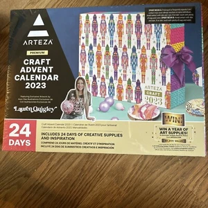 Arteza Advent Calendar 2023 (Premium, 24 Days) Art Supplies Holiday Gift Sealed - Picture 1 of 2