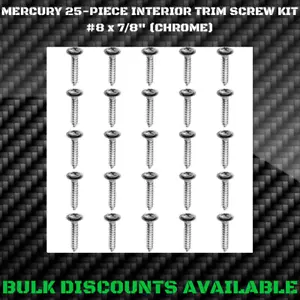 1960+ Mercury Comet Interior Panel Dash Bezel Pillar Molding Trim CHROME OEM NOS - Bild 1 von 3
