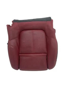 2015-2020 PORSCHE MACAN FRONT RIGHT LOWER SEAT BOTTOM CUSHION BLACK/RED LEATHER - Picture 1 of 19