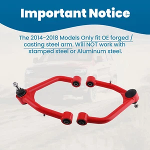 Upper Control Arms 2-4" Lift for 2007-2018 Silverado Sierra 1500 07-14 Suburban - Picture 1 of 12