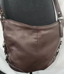 Great American Leather Works Genuine Leather Shoulder Bag Purse - Picture 1 of 7