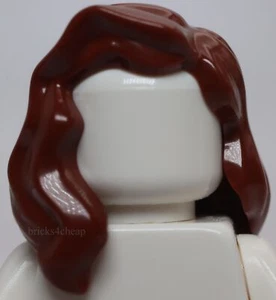 Lego Reddish Brown Female Hair Side Part Mid Length Minifig Headgear - Picture 1 of 3