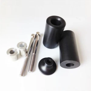 Nuevo Kawasaki Ninja ZX6R/ZX6RR Marco Protector contra Caídas Ajuste 2003-2004 Negro - Imagen 1 de 3