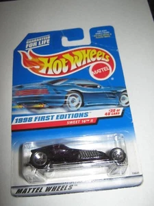 Hot wheels 1st editions 1998 sweet 16 purple/black met made in Malaysia base - Picture 1 of 2