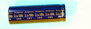 1 x Rubycon 100F 100mΩ 2,5V DC doppio strato super condensatore backup memoria DMB - Foto 1 di 1