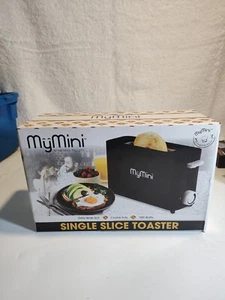 Nostalgia My Mini Single Slice Compact Toaster Black Brand New..A1 - Picture 1 of 3