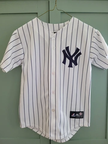 Yankees Jersey New York ICHIRO Suzuki MLB Majestic with Pinstripes Cover