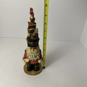 "Colección Windsor de 10"" Papá Noel coleccionable con caja". Sosteniendo un tambor y palos. - Imagen 1 de 11