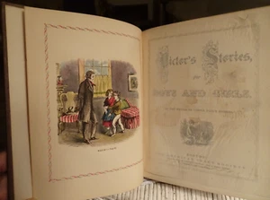 1866 ANTIQUE BOOK Children's Bible VICTOR'S STORIES Am. Tract Society -see video - Picture 1 of 8