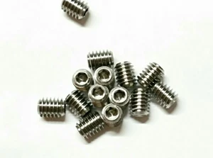 10 x Titan Gr. 5 Gewindestifte / Titanium Grade 5 Set Screws acc. DIN913 M4 x 5 - Picture 1 of 1