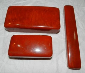 Lot of 3 Hard Plastic Toiletries Boxes - Soap, Toothbrush + ? by Joda - Picture 1 of 4