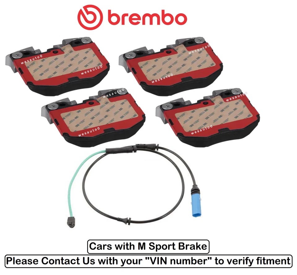 Pastilla de freno delantera OE Brembo cerámica + sensor para BMW 530e 530i 540d / xDrive Sport Foto 1 de 1