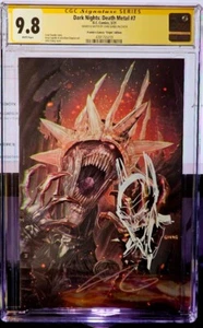 Dark Nights Death Metal #7 SIGNED + Batman Remark John Giang Virgin CGC 9.8 - Picture 1 of 2