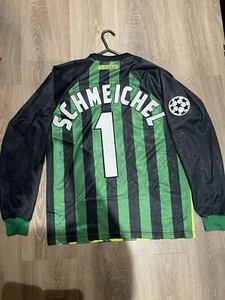 MANCHESTER UNITED VINTAGE 1997/98 CL GOALKEEPER SHIRT ADULTS(S) 1 SCHMEICHEL - Picture 1 of 7